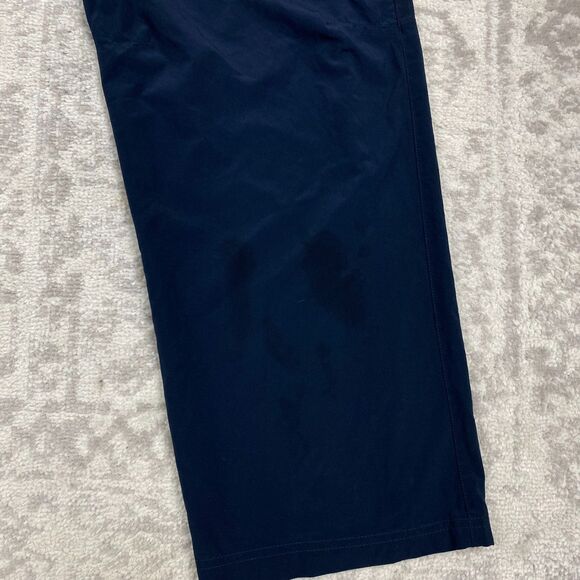 Nike Dri Fit Track Pants Mens Blue Running Athletic Ankle Zip 404623 Size XL - Picture 2 of 7